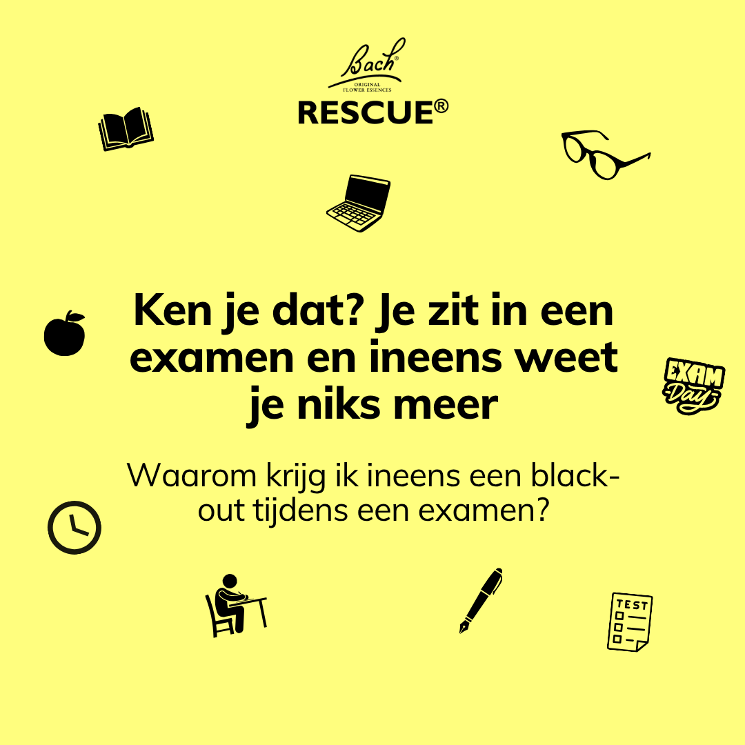 Waarom krijg ik ineens een black-out tijdens een examen?