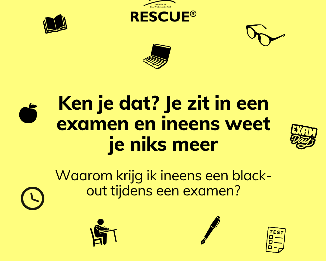 Waarom krijg ik ineens een black-out tijdens een examen?