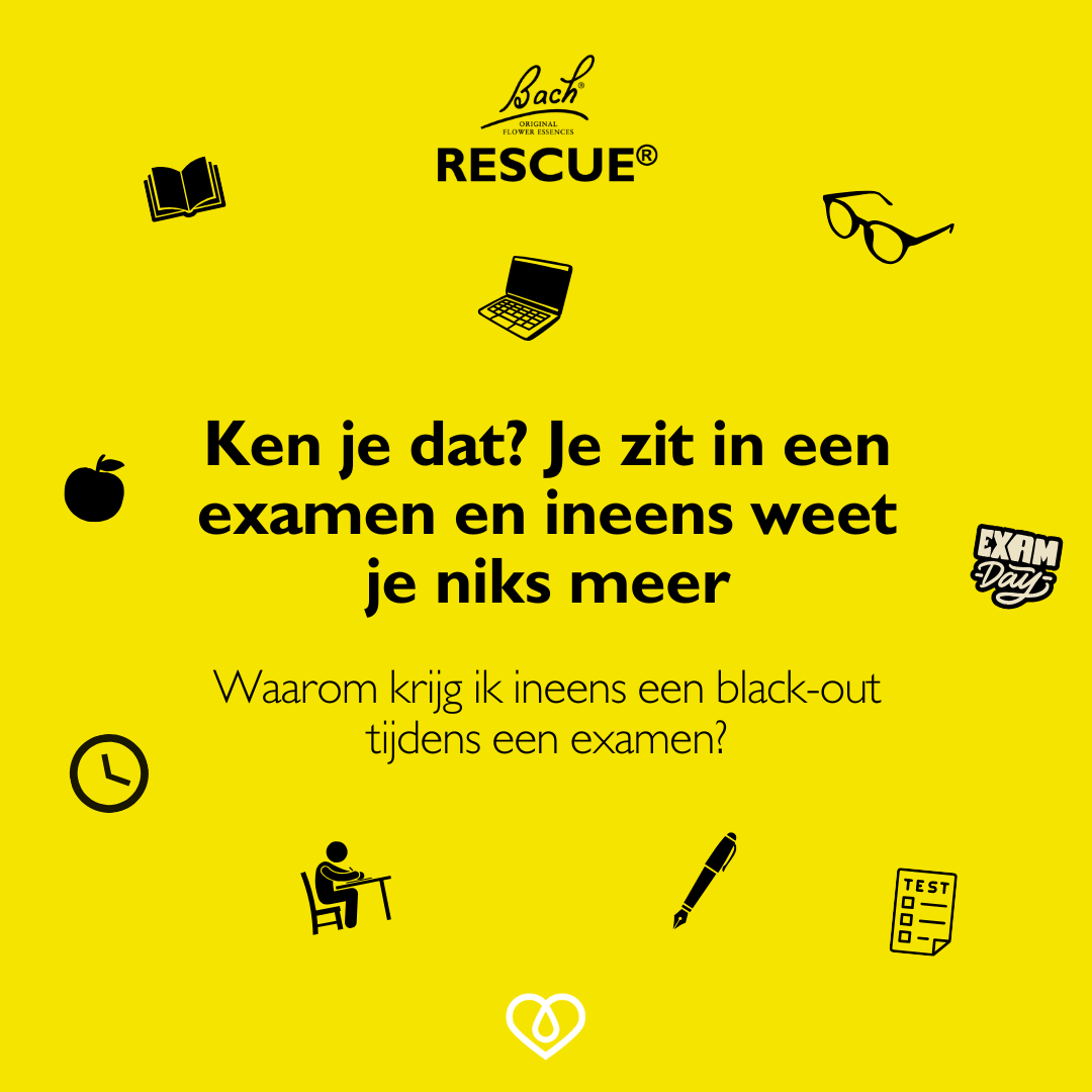 Waarom krijg ik ineens een black-out tijdens een examen?