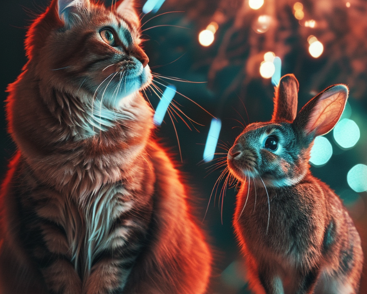 Konijnen en knallen: zo bescherm je je dier tijdens vuurwerktijd