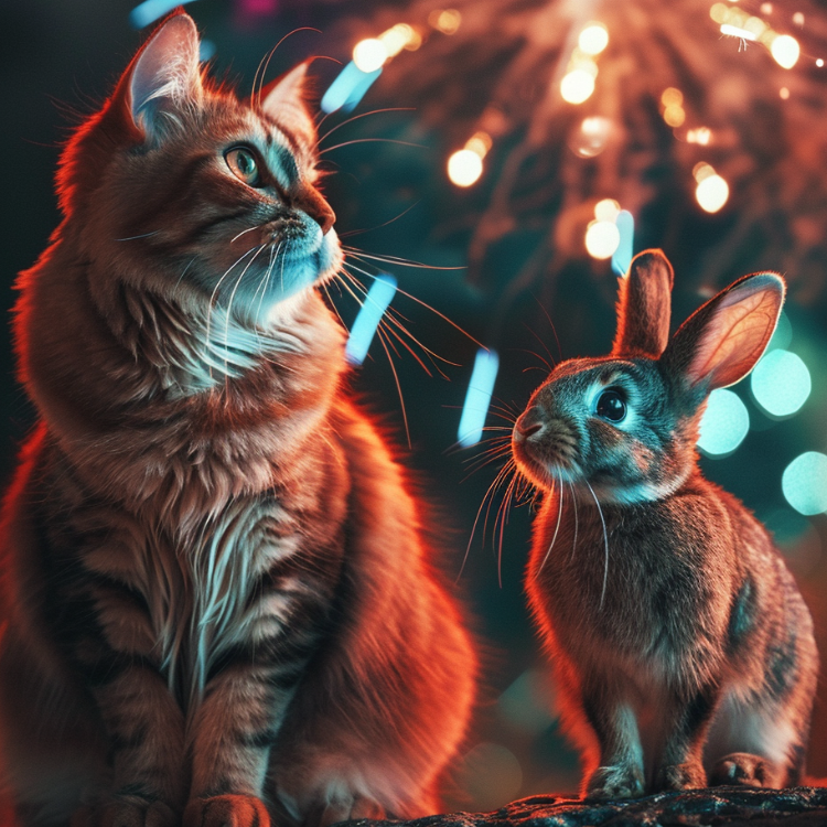 Help! Mijn konijn schrikt van vuurwerk - wat kun je doen?