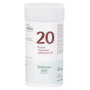 Schüssler salt No. 20 Kalium aluminium sulfuricum D6, 400 tbl
