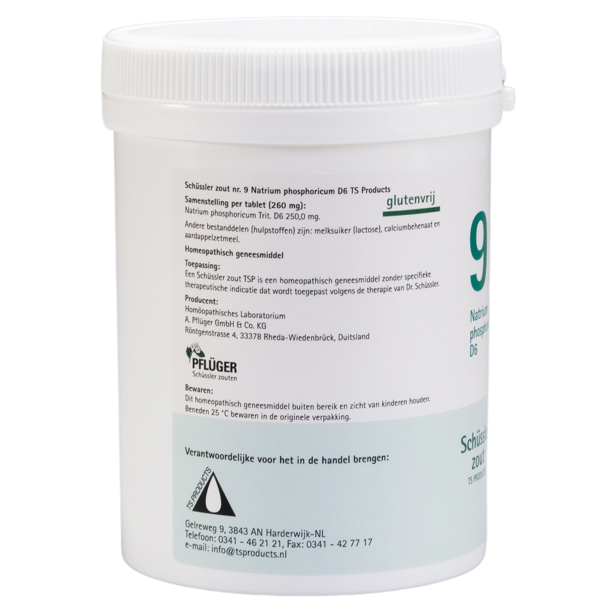 Schüssler zout Nr. 9 Natrium phosphoricum D6
