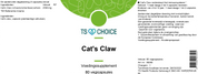 TS Choice Cat's Claw 500 mg, 80 vcaps