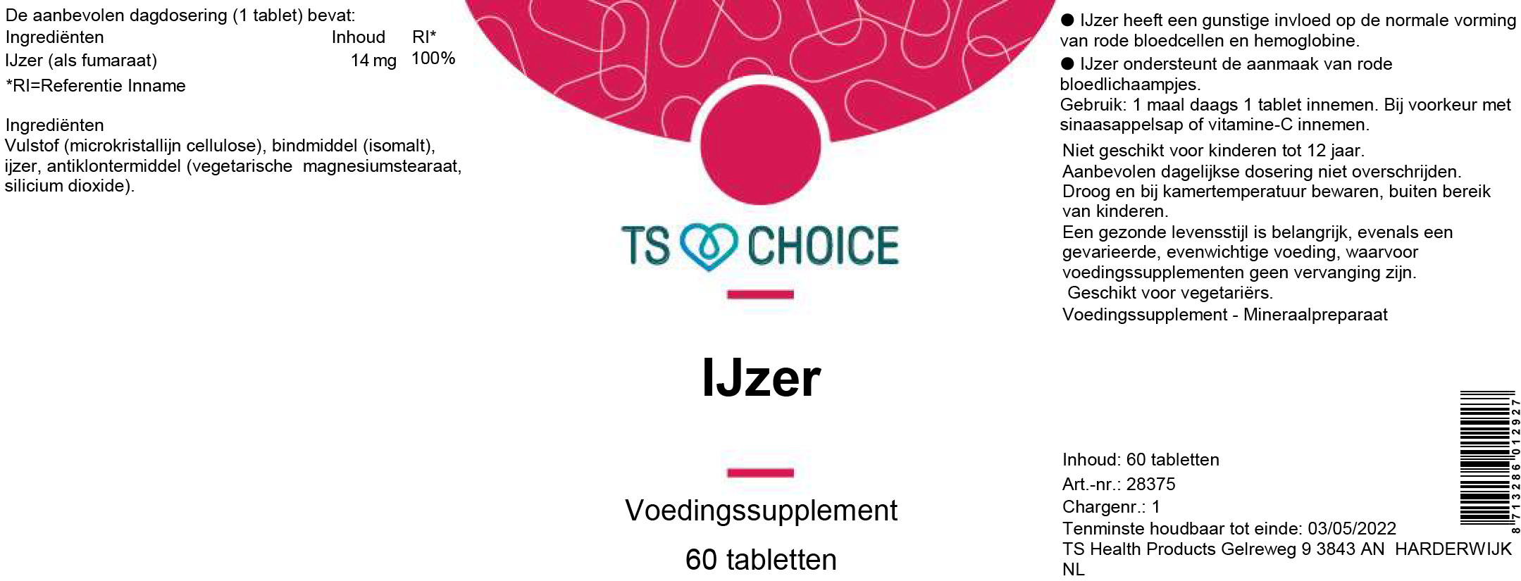 TS Choice Iron, 60 tbl