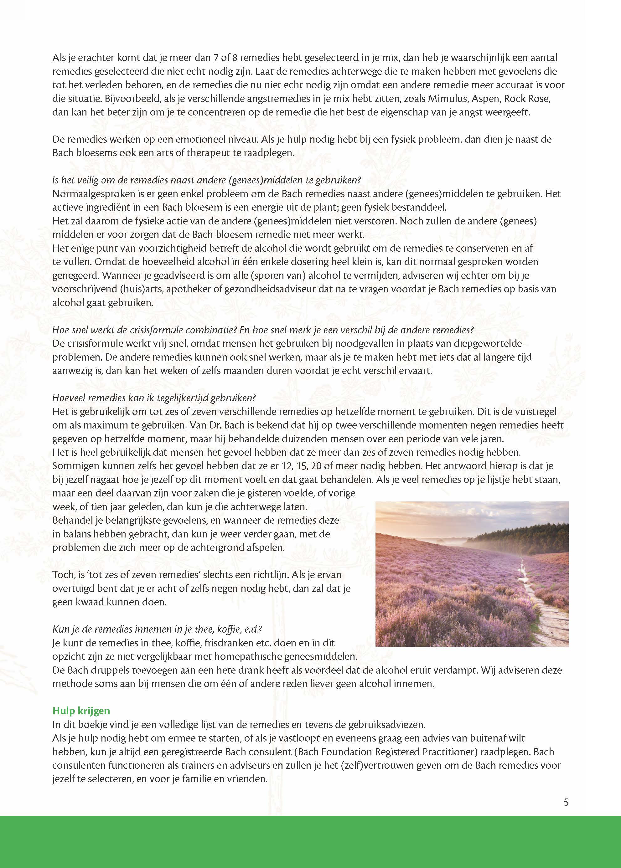 Bach Bloesems van A tot Z brochure
