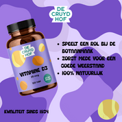 De Cruydhof Vitamine D3, 120 tabl