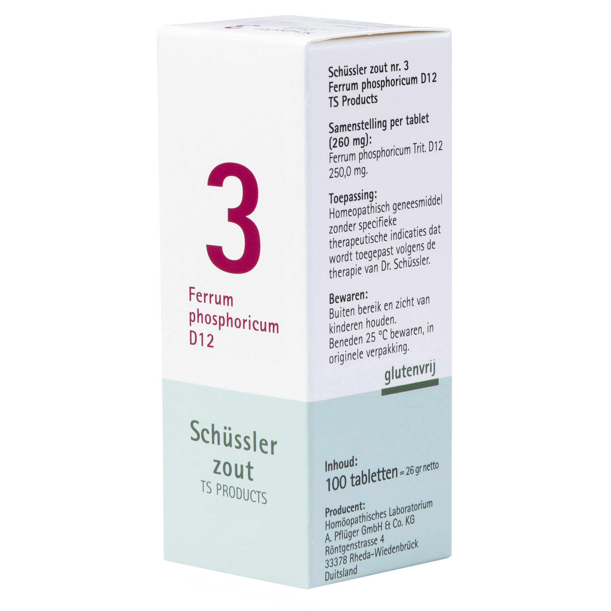 No. 3 Ferrum phosphoricum D12