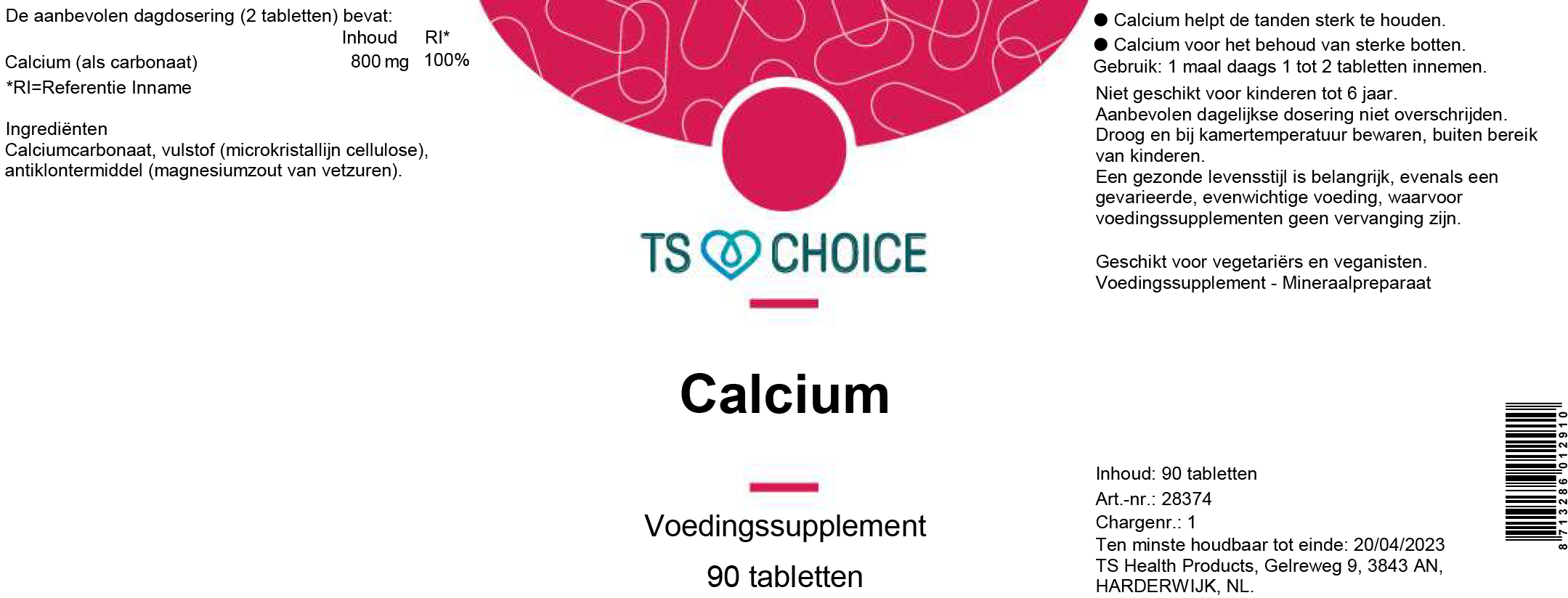 TS Choice Calcium, 90 tbl