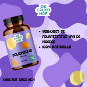 De Cruydhof Foliumzuur, 60 tabl