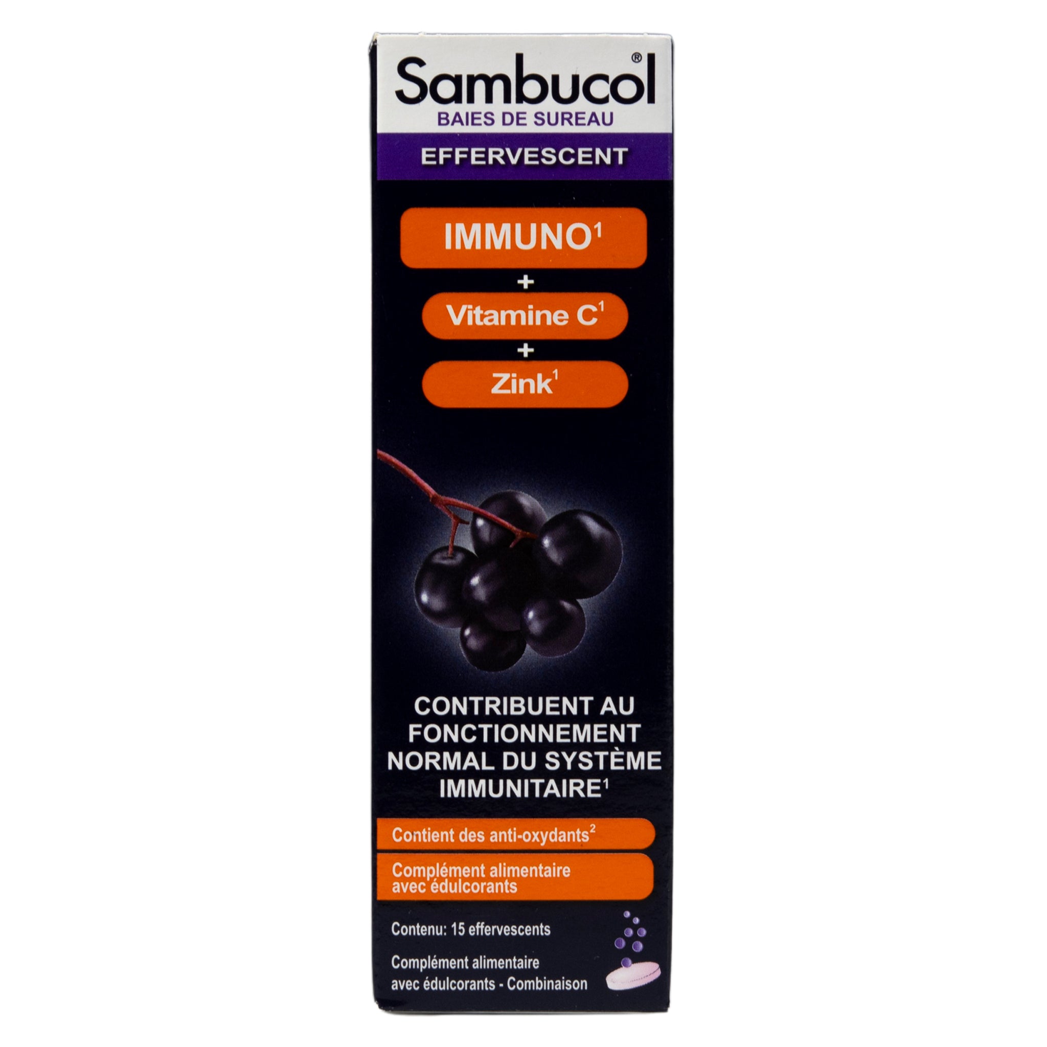 Sambucol® Immuno Effervescent Tablets, 15 tbl