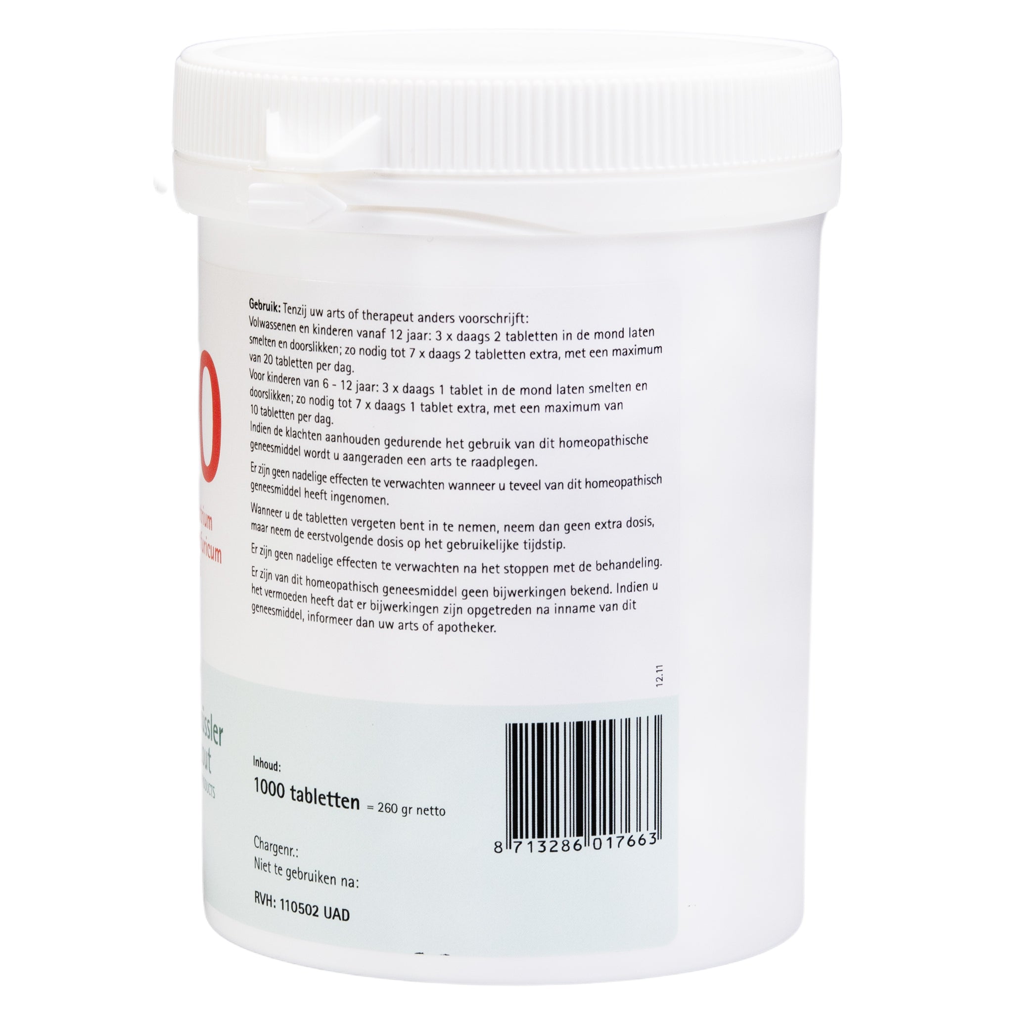 Schüssler zout Nr. 10 Natrium sulfuricum D6