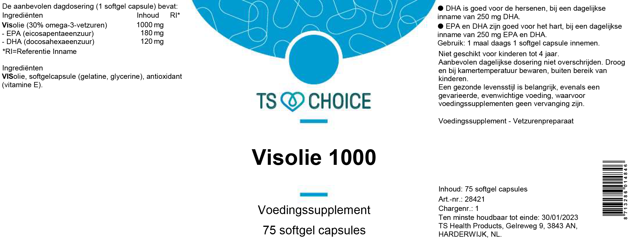 TS Choice Fish Oil - 1000