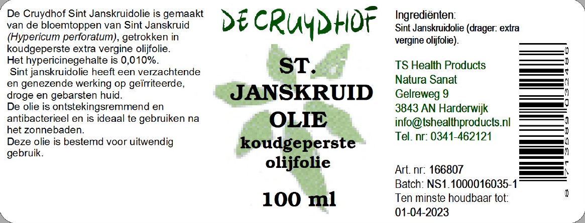 Sint Janskruidolie