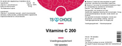 TS Choice Vitamin C200, 100 tbl