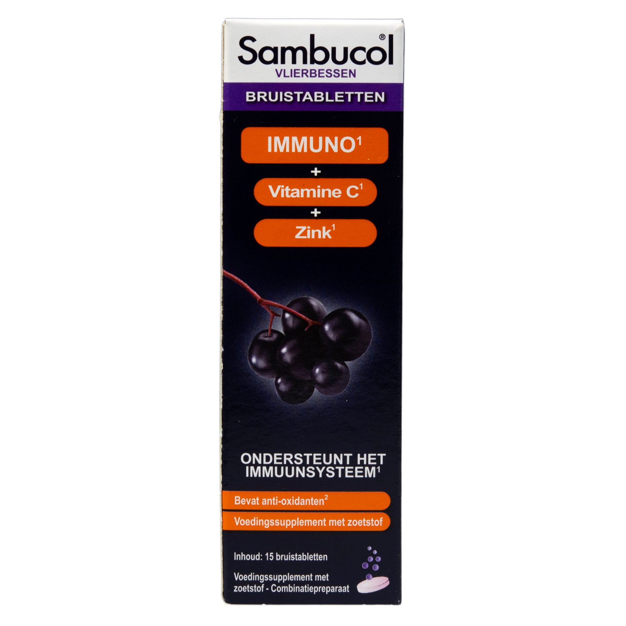 Sambucol® Immuno Effervescent Tablets, 15 tbl