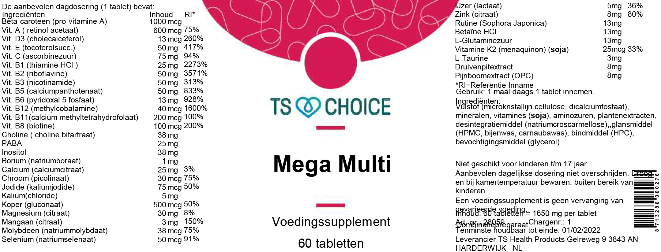 TS Choice Mega Multi
