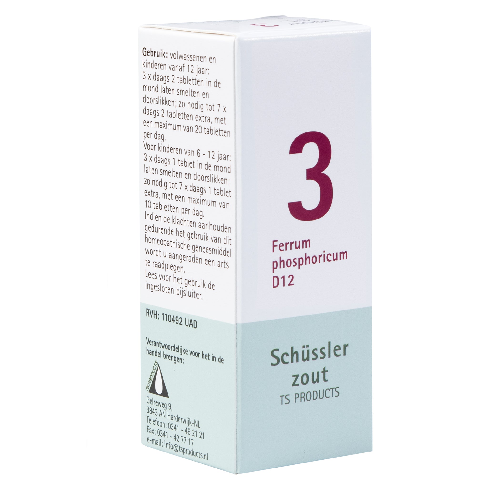 No. 3 Ferrum phosphoricum D12
