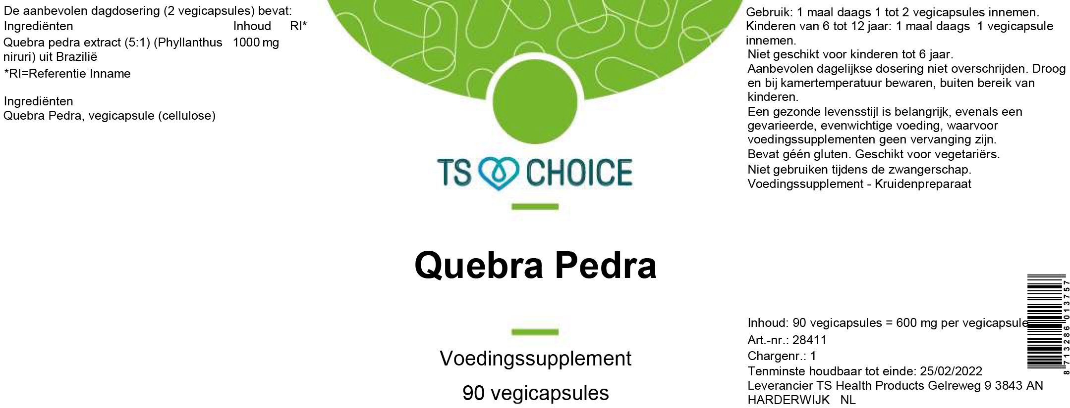 Rio Amazon Quebra Pedra extract, 90 vcps
