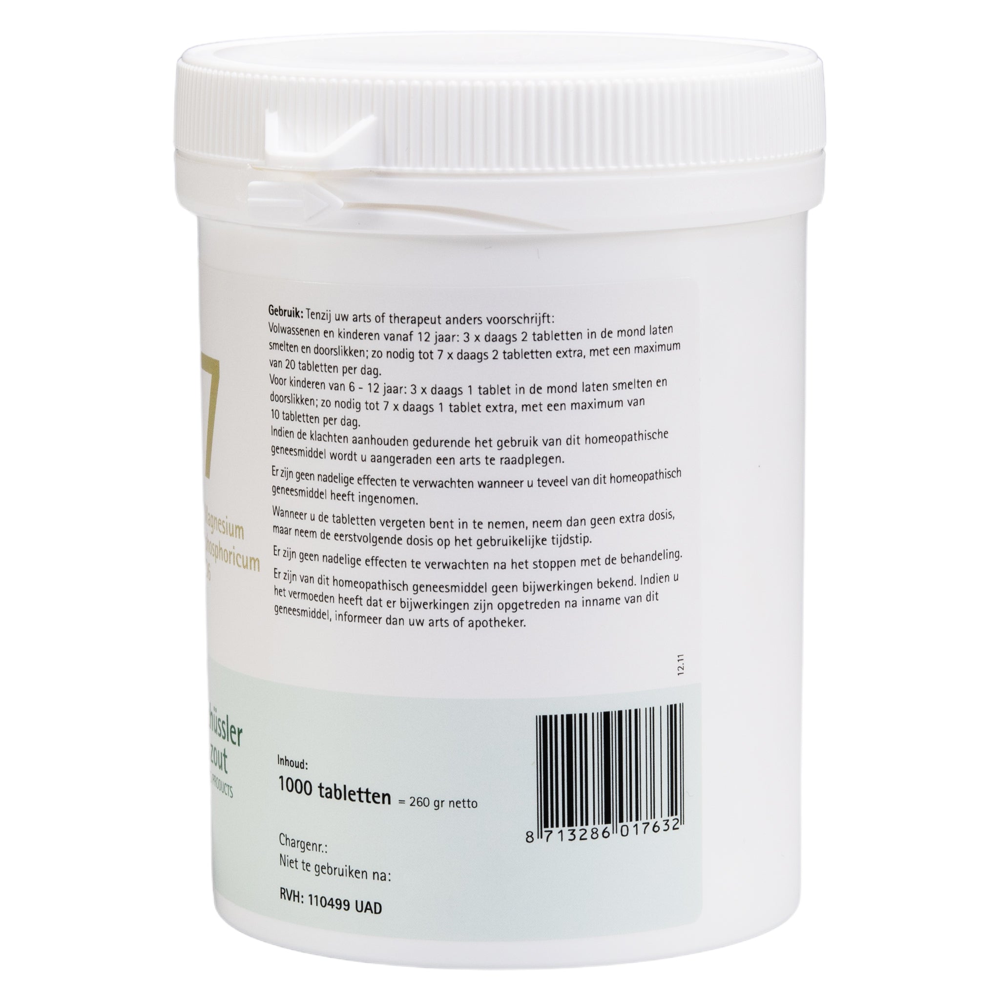 No. 7 Magnesium phosphoricum D6
