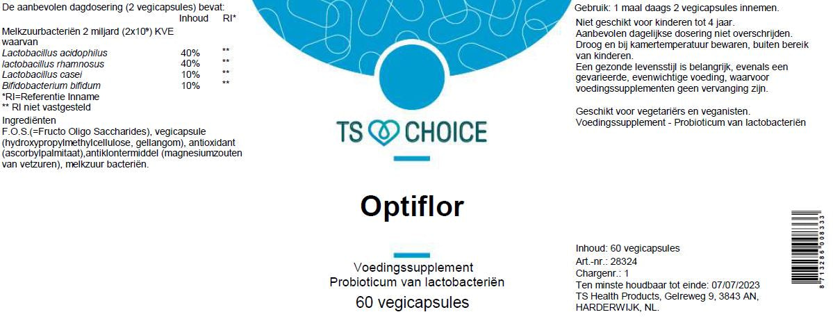 TS Choice Optiflor, 60 vcaps