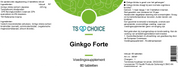 TS Choice Ginkgo Forte, 60 tbl
