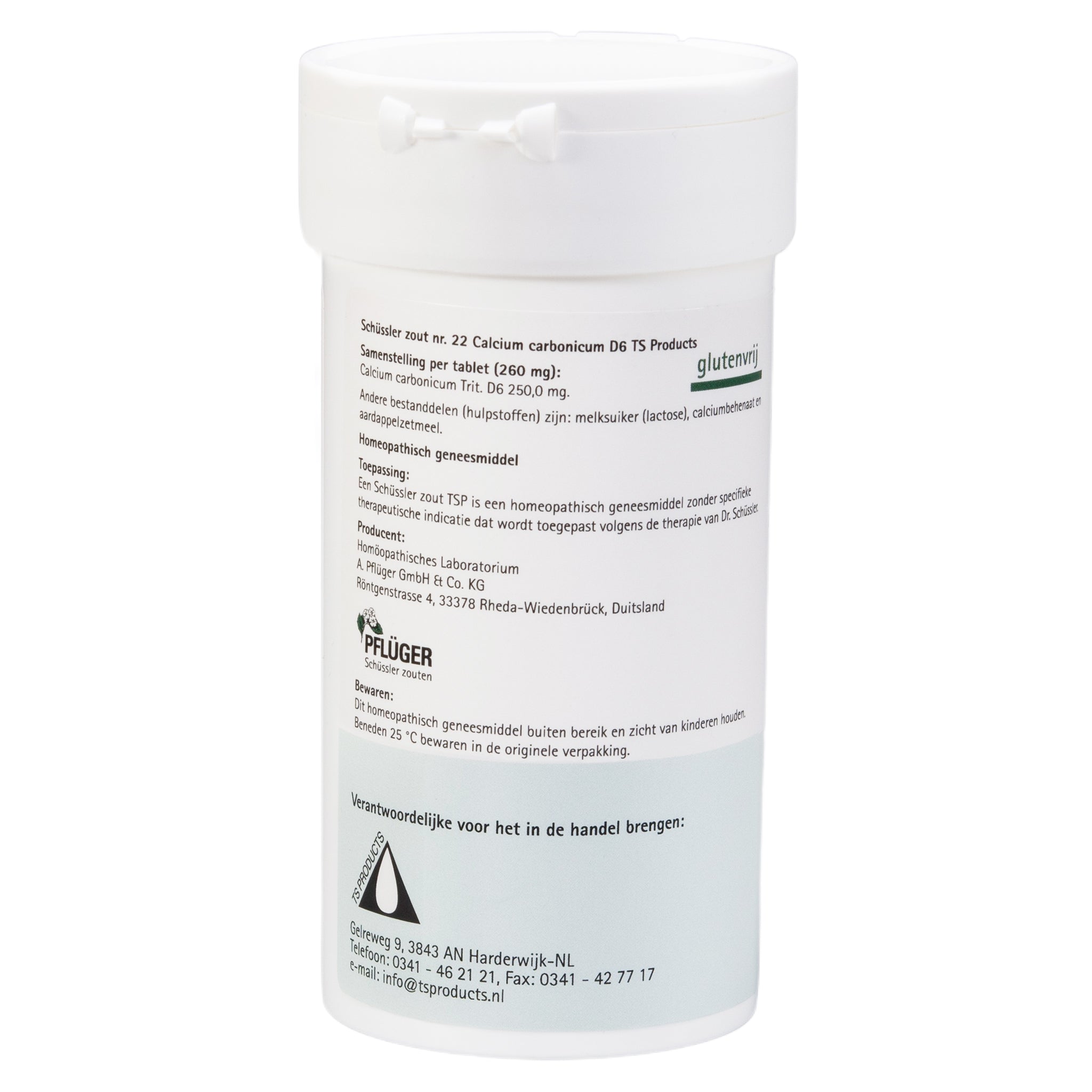 Schüssler salt No. 22 Calcium carbonicum D6, 400 tbl