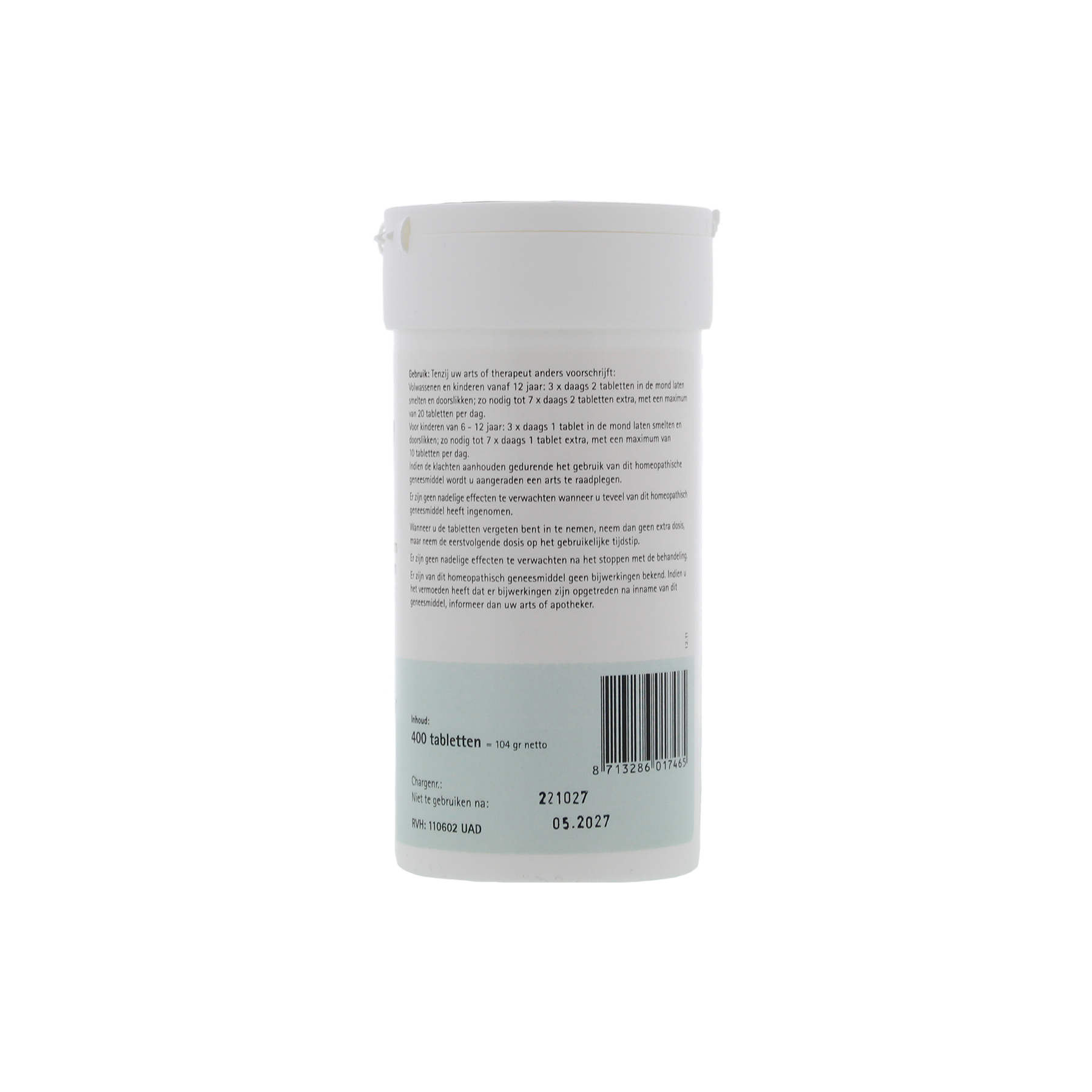 Schüssler zout Nr. 17 Manganum sulfuricum D6, 400 tbl