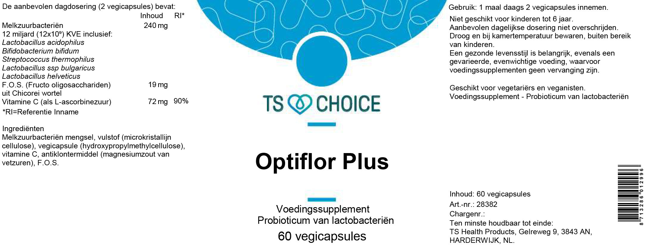 TS Choice Optiflor Plus, 60 caps