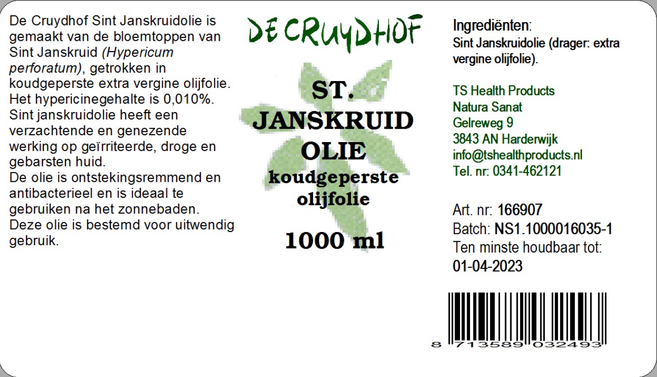 Sint Janskruidolie