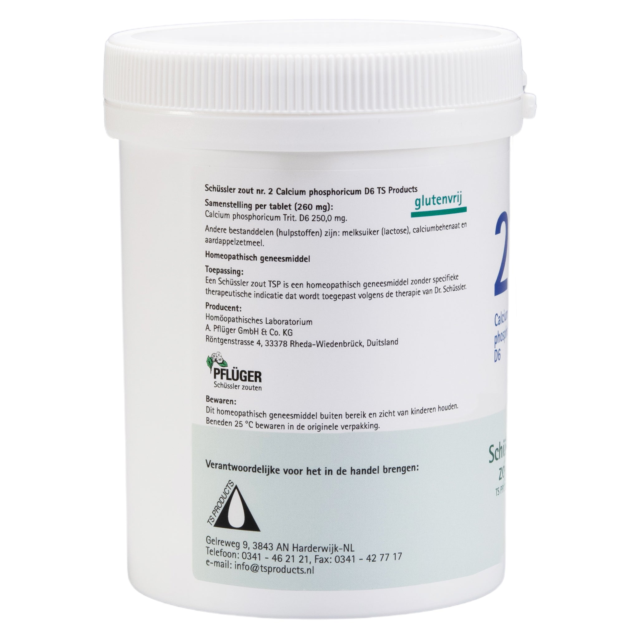 Schüssler zout Nr. 2 Calcium phosphoricum D6