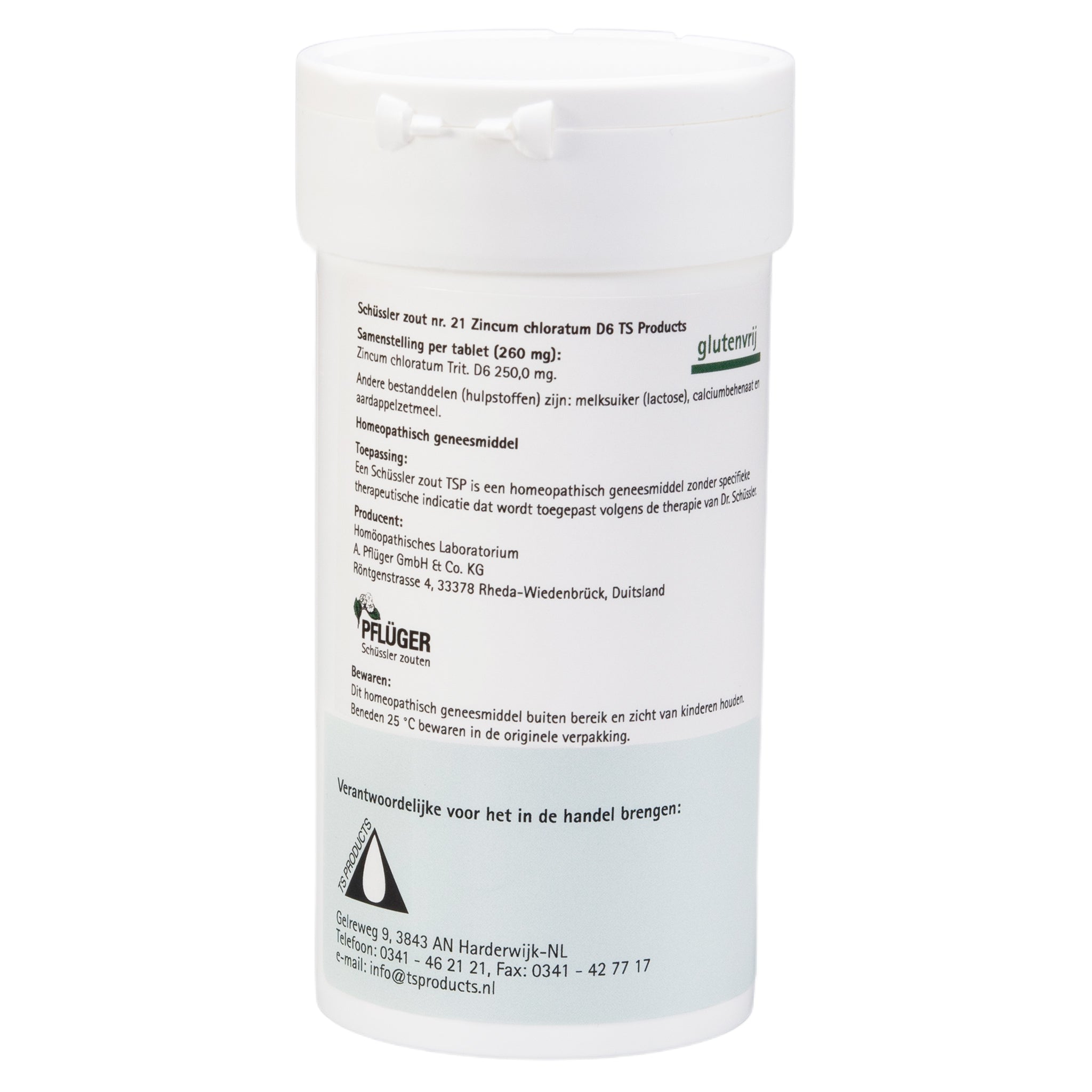 Schüssler salt No. 21 Zincum chloratum D6, 400 tbl
