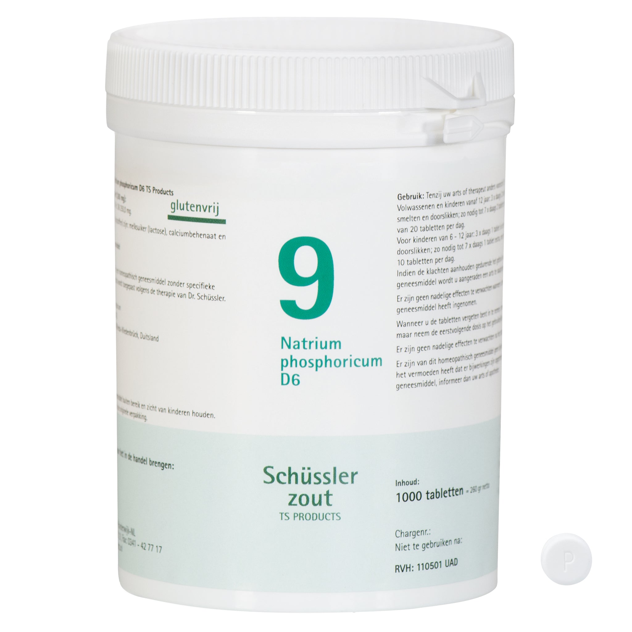 Schüssler zout Nr. 9 Natrium phosphoricum D6