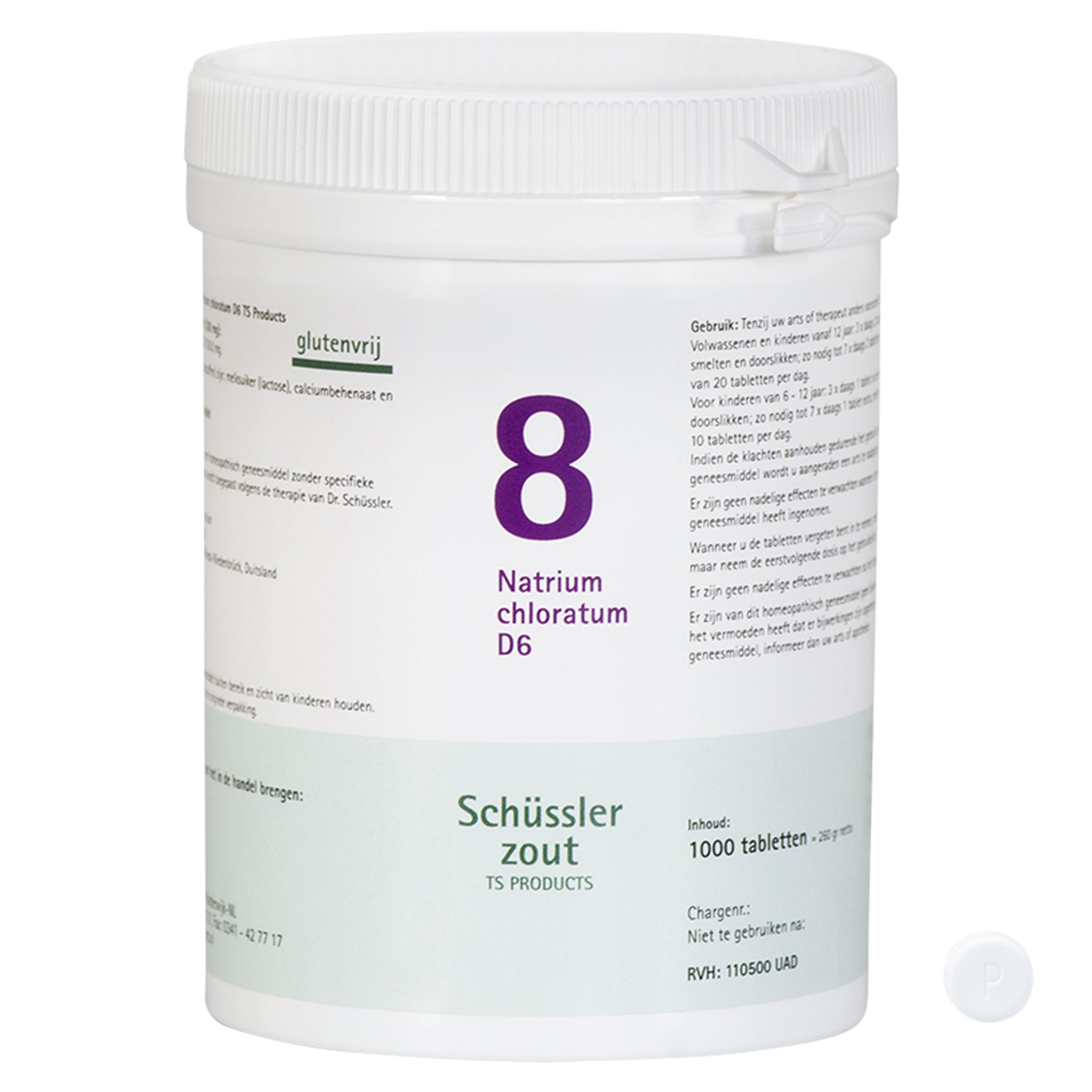 No. 8 Natrium chloratum D6