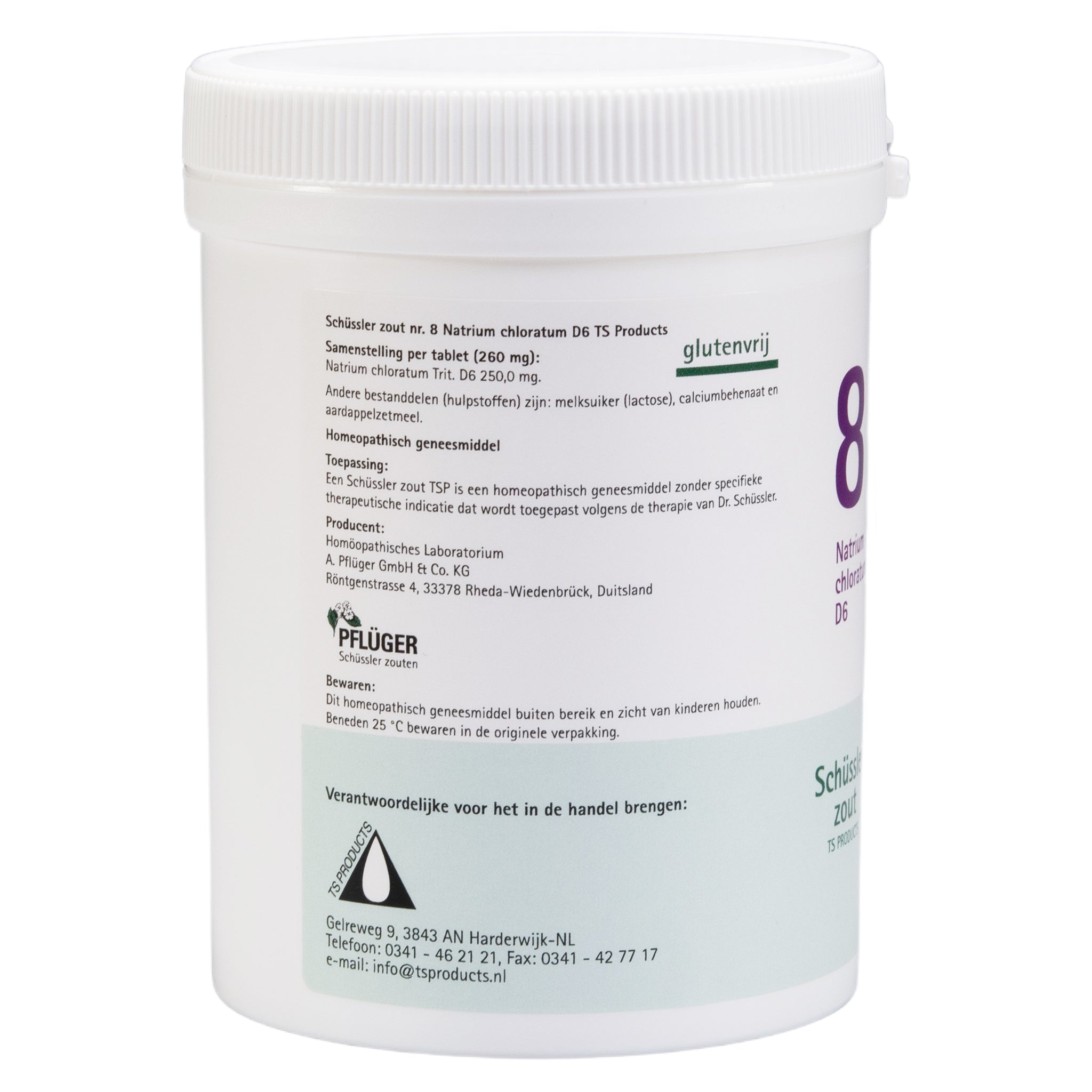 No. 8 Natrium chloratum D6