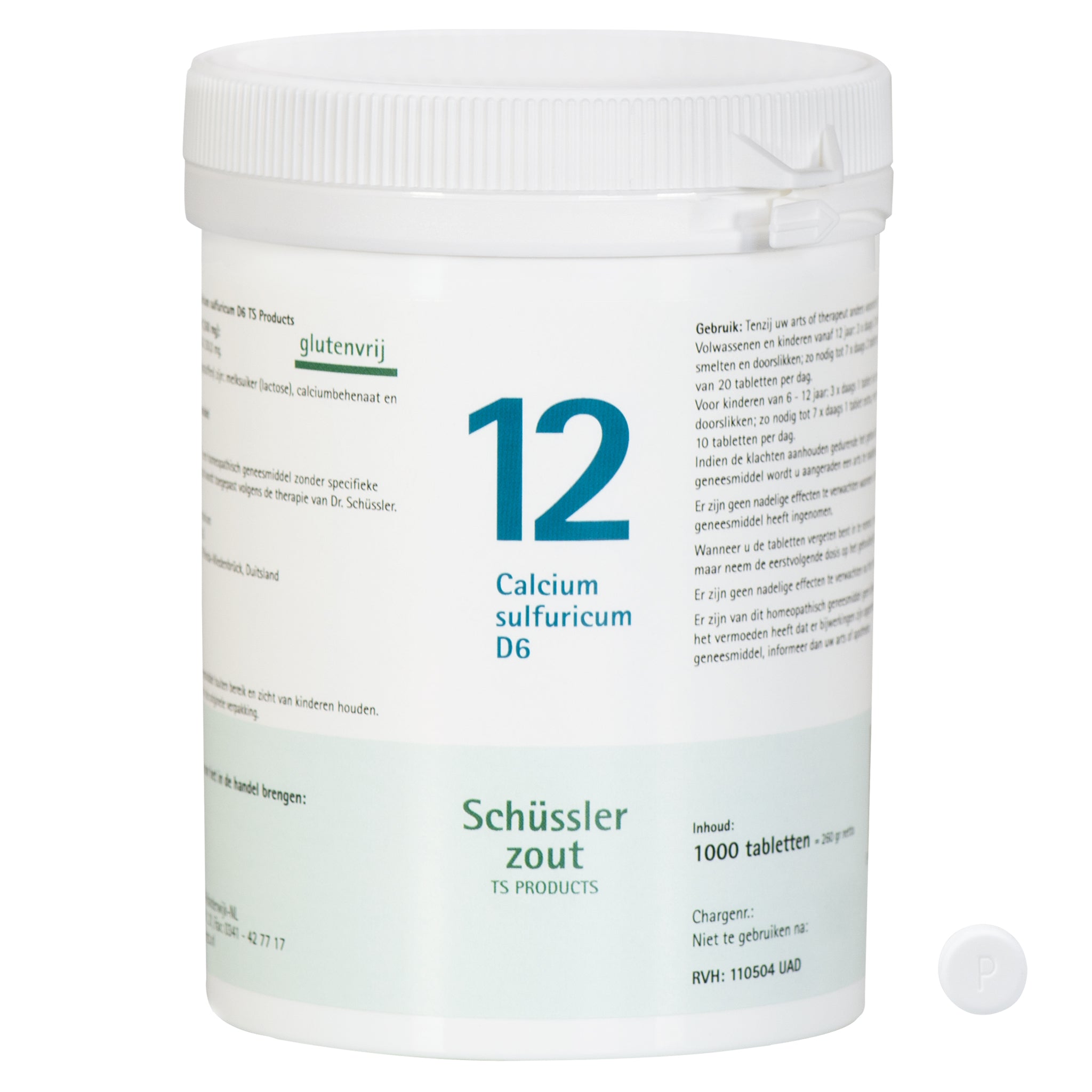 Schüssler zout Nr. 12 Calcium sulfuricum D6