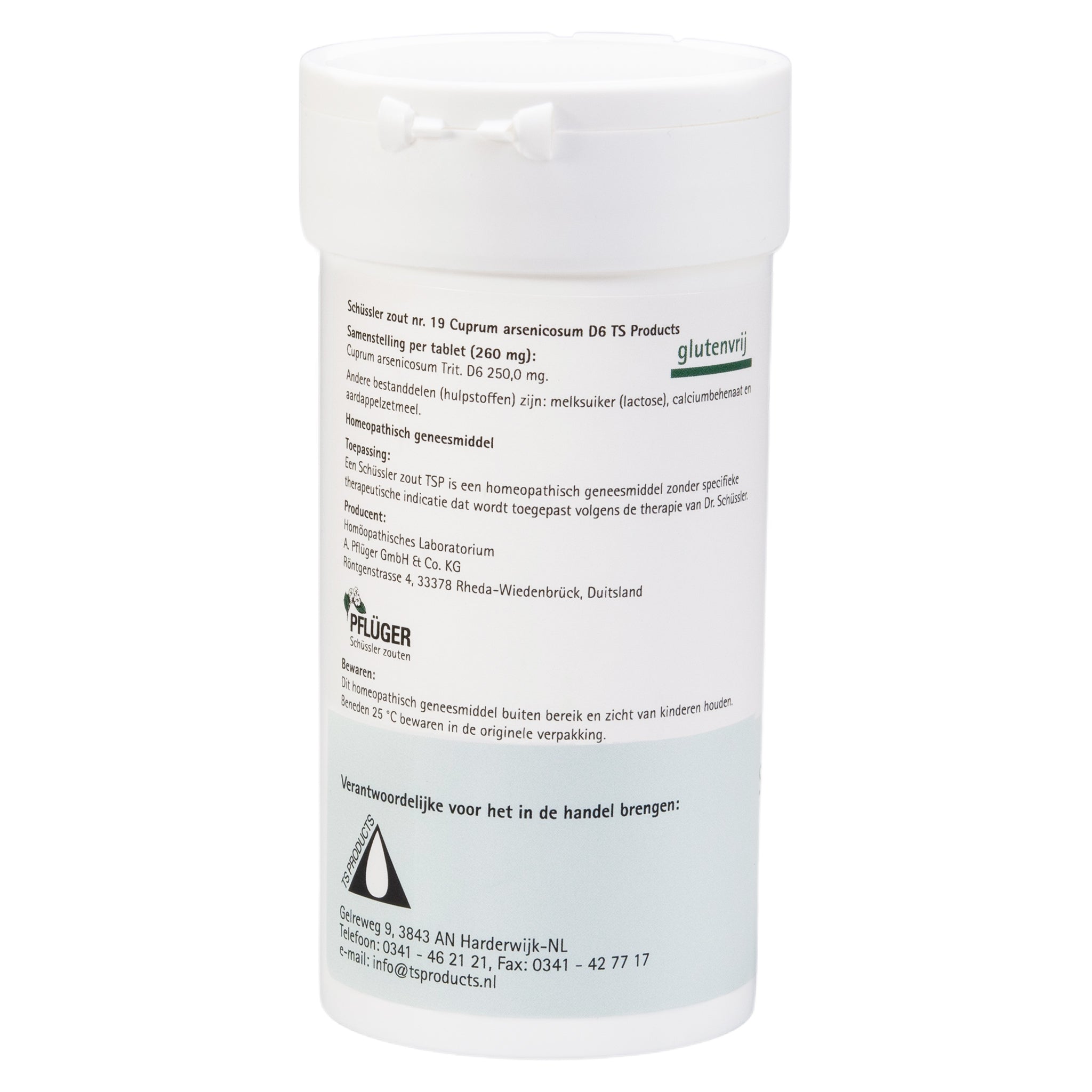 Schüssler salt No. 19 Cuprum arsenicosum D6, 400 tbl