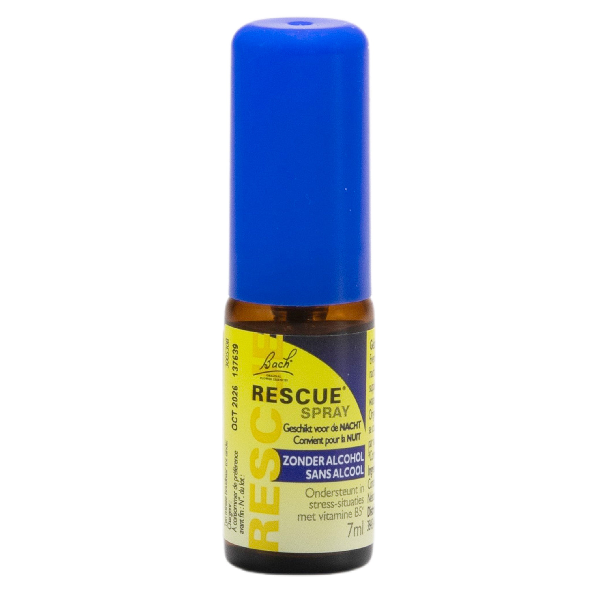 Bach RESCUE® Night Spray - Alcohol-Free + B5 &amp; B12, 7 ml