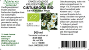 Cistus incanus hrb/Cistusroos BIO