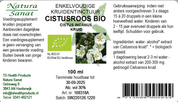 Cistus incanus hrb/Cistusroos BIO