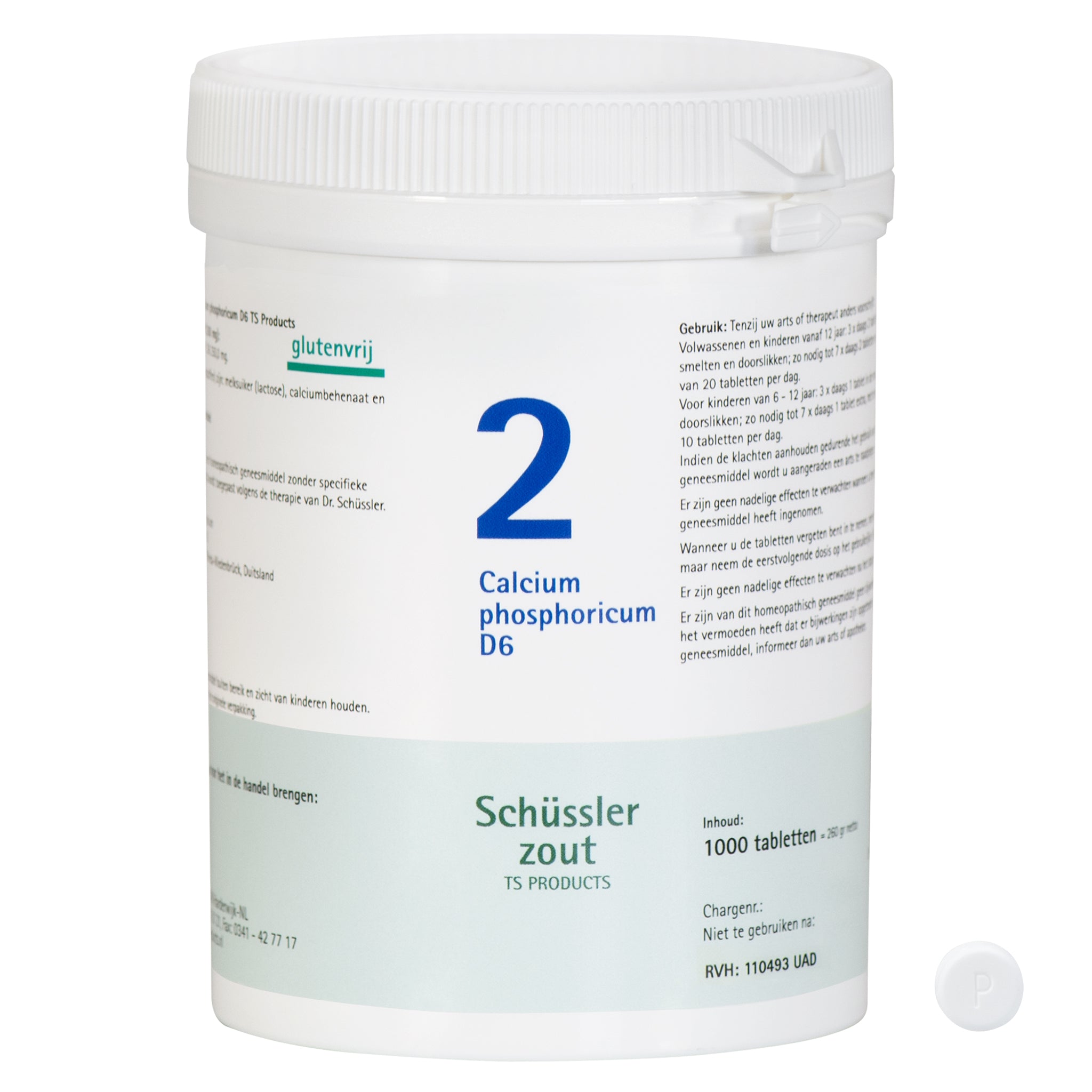 Schüssler zout Nr. 2 Calcium phosphoricum D6