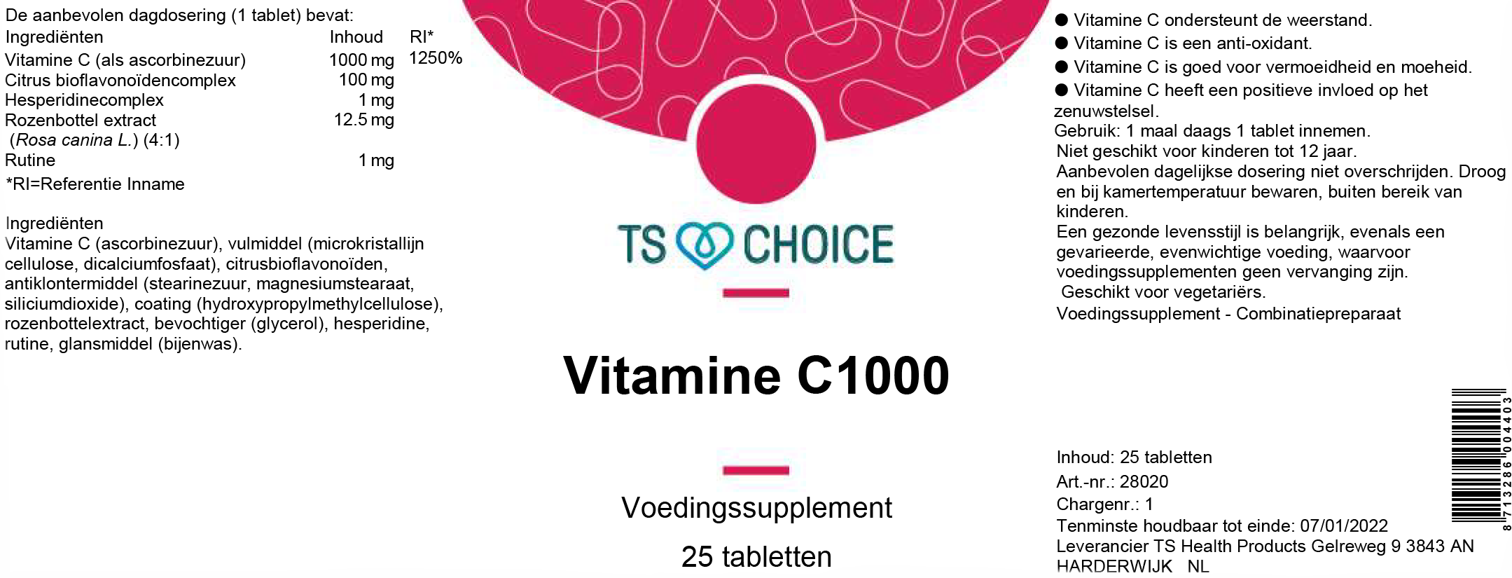 TS Choice Vitamine C1000