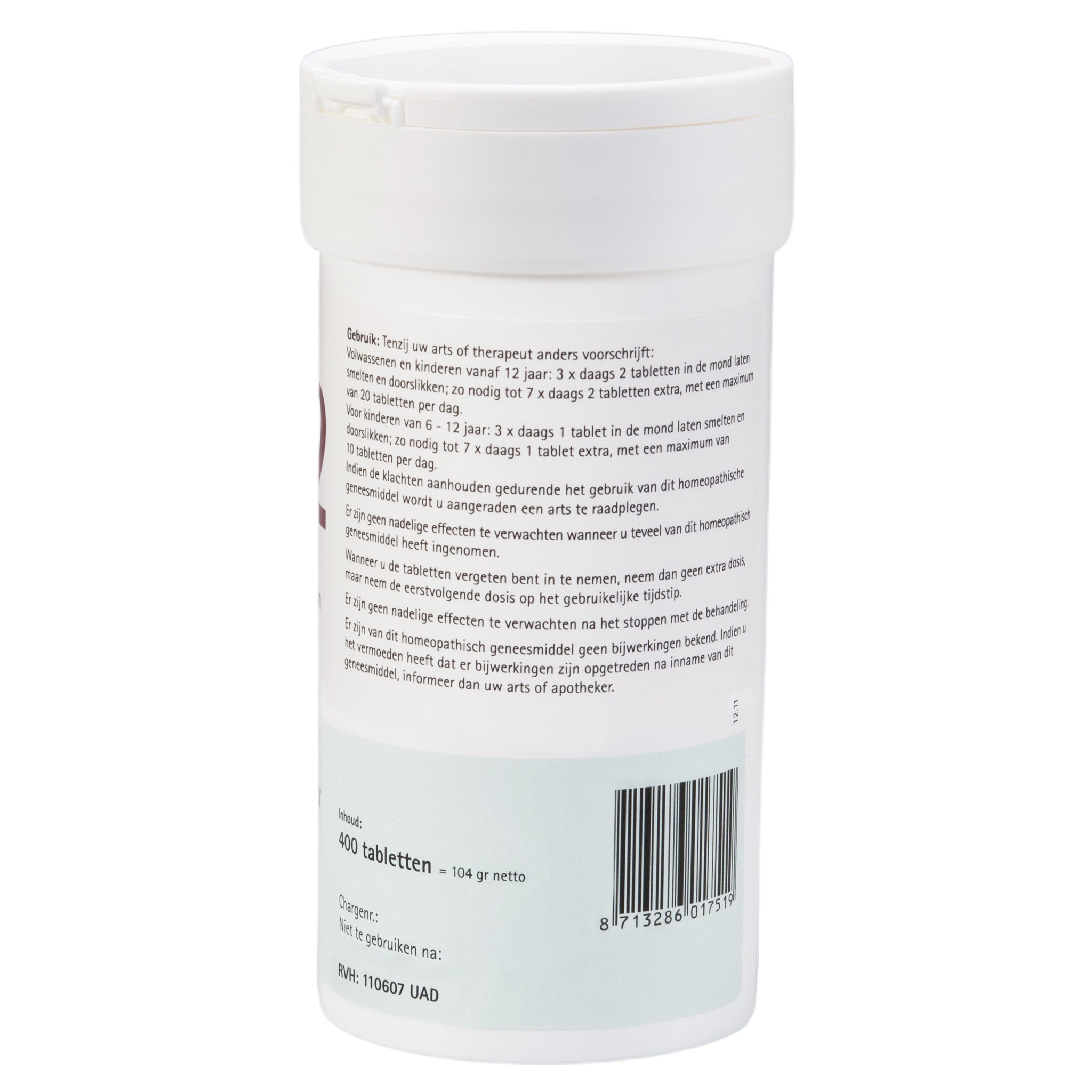 Schüssler salt No. 22 Calcium carbonicum D6, 400 tbl