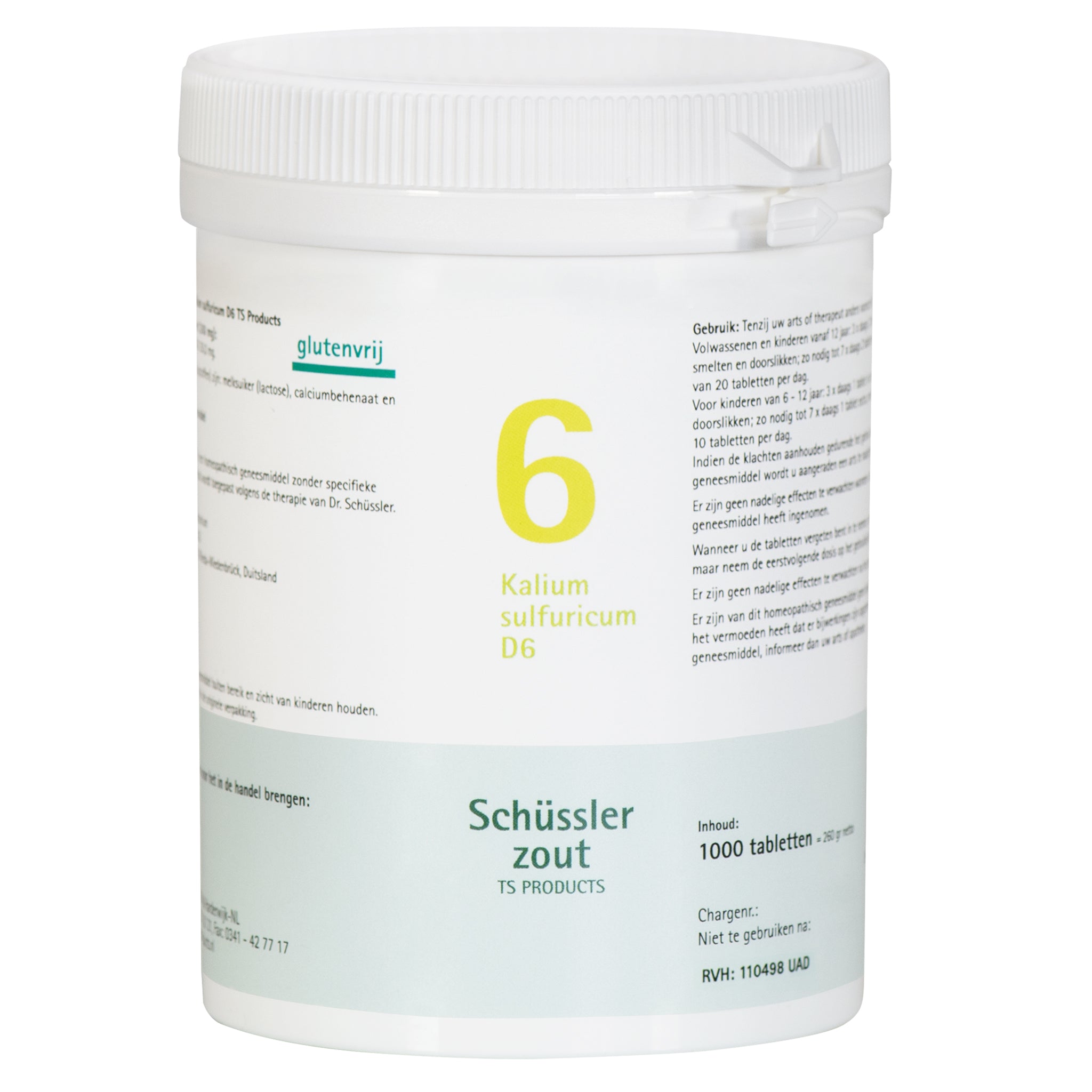 Schüssler zout Nr. 6 Kalium sulfuricum D6