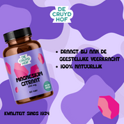 De Cruydhof Magnesium citraat, 60 tabl