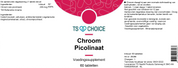 TS Choice Chromium picolinate, 60 tbl