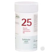 Schüssler zout Nr. 25 Aurum chloratum natronatum D6, 400 tbl