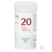Schüssler salt No. 20 Kalium aluminium sulfuricum D6, 400 tbl