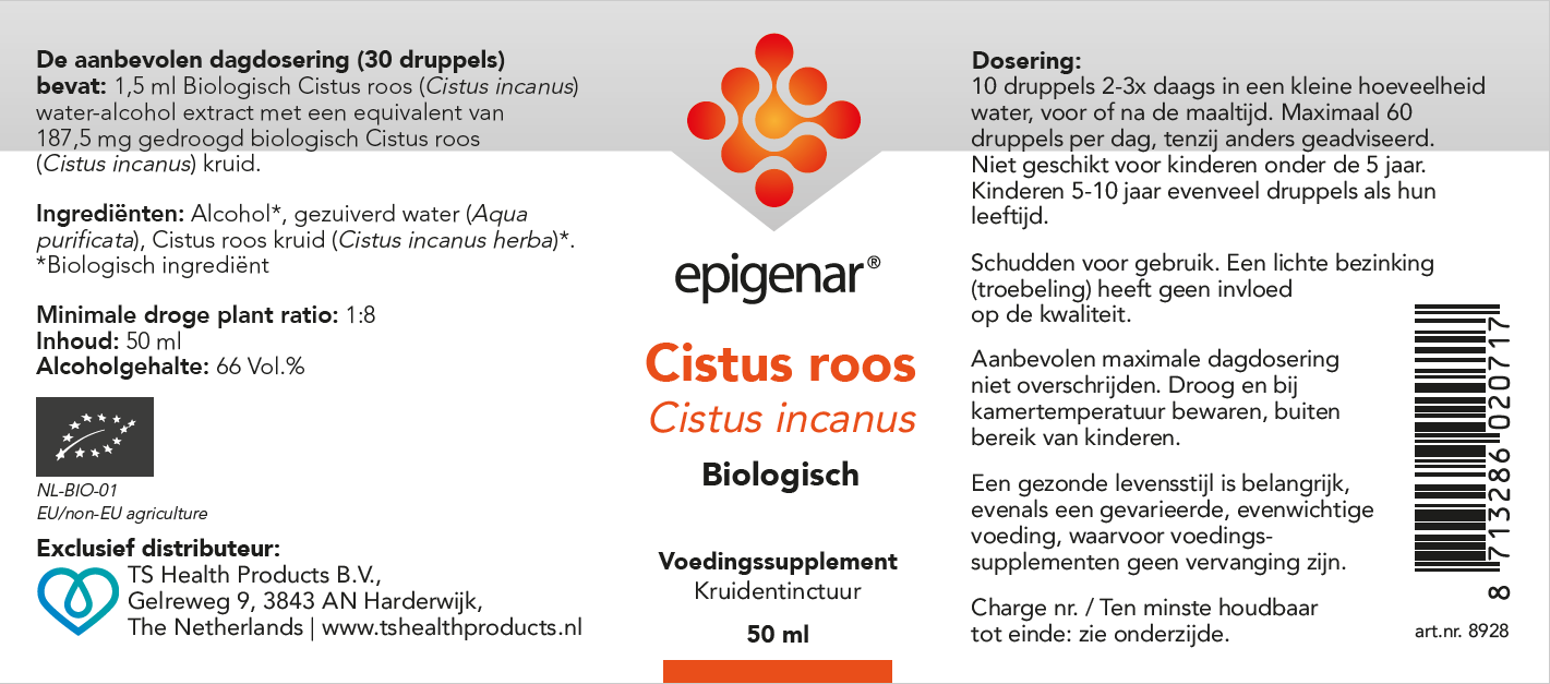 Epigenar Cistus Incanus tinctuur BIO