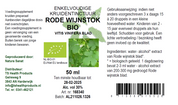 Vitis vinifera fol/Rode wijnstok BIO